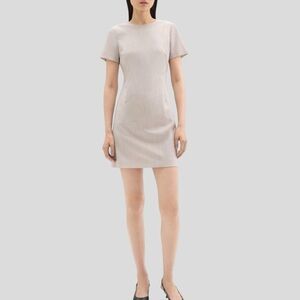 Theory Designer Women’s Mini Dress‎ – Quiet Luxury Minimalism Size 6  Janntin